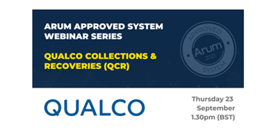 Arum Approved System Webinar: Qualco Collections & Recoveries (QCR)