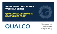 Arum Approved System Webinar: Qualco Collections & Recoveries (QCR)