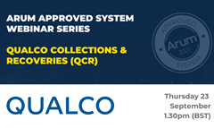 WATCH ON DEMAND - Arum Approved System Webinar Series - Qualco Collections & Recoveries (QCR)