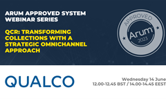 Arum Approved System Webinar Series: QCR: Transforming collections with a strategic omnichannel approach